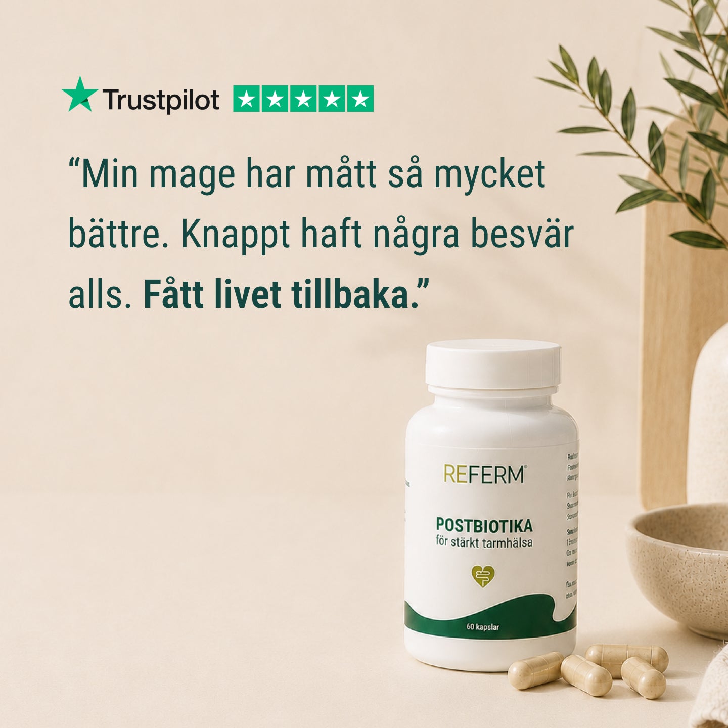 ReFerm postbiotika kapslar 60 st